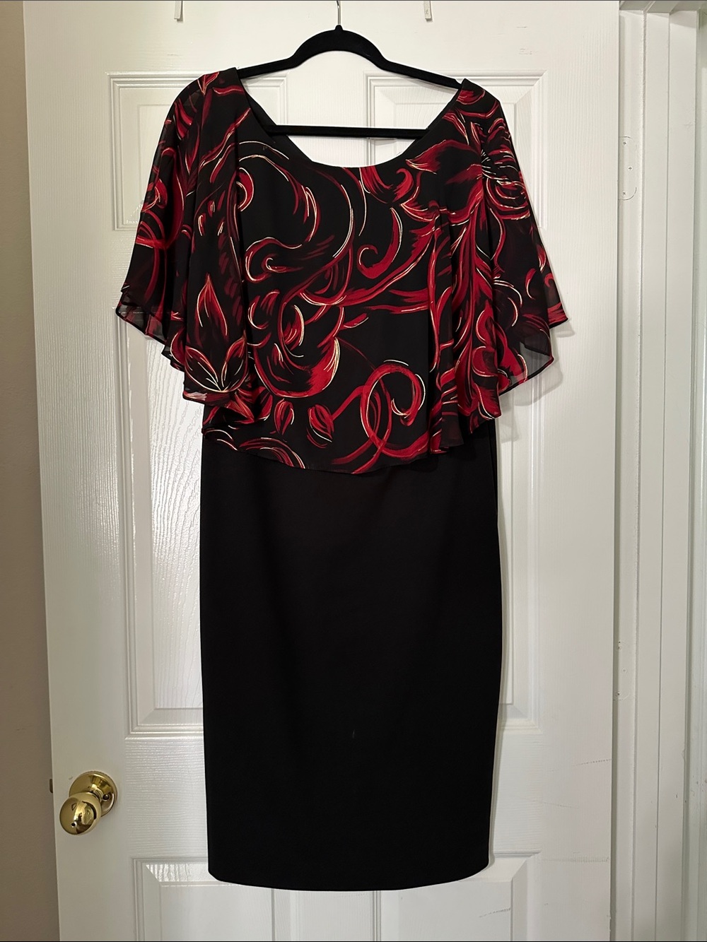 Connected Apparel Black Dress Size 10